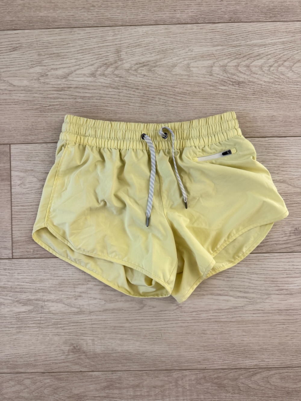 Vuori Yellow Athletic Shorts